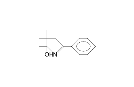 2-Hydroxy-2,3,3-trimethyl-5-phenyl-3,4-dihydro-2H-pyrrole