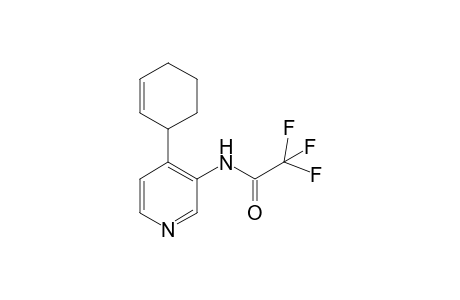 N-(4-cyclohex-2-en-1-ylpyridin-3-yl)-2,2,2-trifluoroacetamide