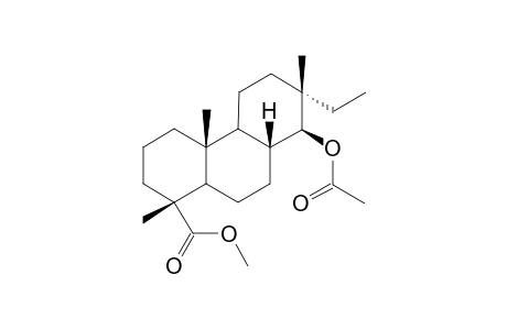 15,16-Dihydro-14.beta.-hydroxy-13-epi-pimaran-18-yl acetate