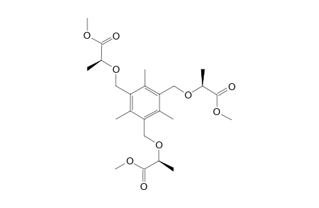 (S)-1,3,5-Tris(1-methoxycarbonylethoxymethylene)-2,4,6-trimethylbenzene