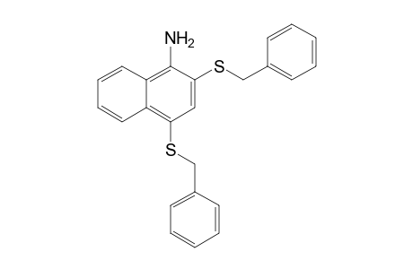1-Amino-2,4-di(phenylmethylthio)naphthalene