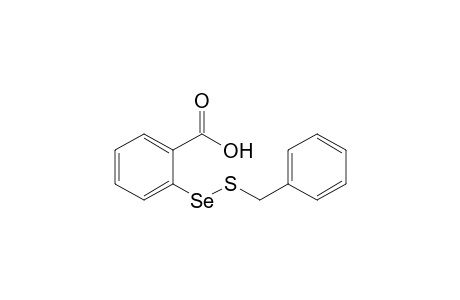 2-(Phenylmethylsulfanyl)selanylbenzoic acid