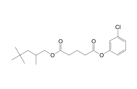 Glutaric acid, 3-chlorophenyl 2,4,4-trimethylpentyl ester