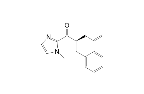 (2S)-2-Benzyl-1-(1-methyl-1H-imidazol-2-yl)pent-4-en-1-one