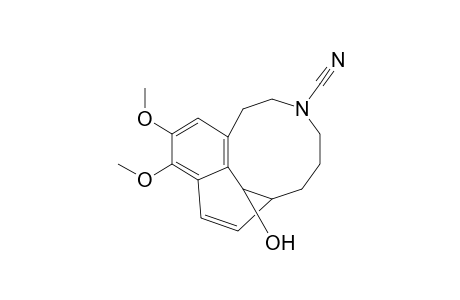 7,9-Etheno-3-benzazecine-3(2H)-carbonitrile, 1,4,5,6,7,8-hexahydro-8-hydroxy-10,11-dimethoxy-