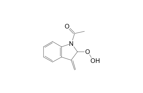 1-(2-hydroperoxy-3-methylene-2H-indol-1-yl)ethanone