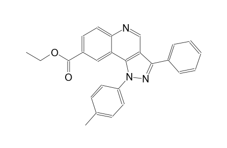 ethyl 1-(4-methylphenyl)-3-phenyl-1H-pyrazolo[4,3-c]quinoline-8-carboxylate