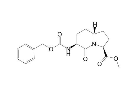 (3S,6R,9S)-2-Oxo-3-(N-benzyloxycarbonyl)amino-9-(methoxycarbonyl)-1-azabicyclo[4.3.0]nonane