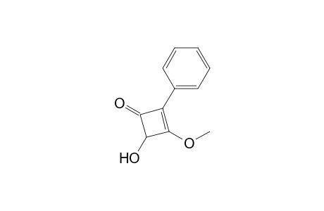 4-Hydroxy-3-methoxy-2-phenyl-2-cyclobuten-1-one