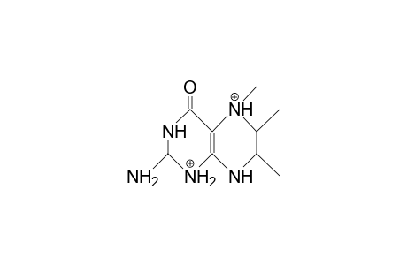 5,6,7-Trimethyl-5,6,7,8-tetrahydropterin dication