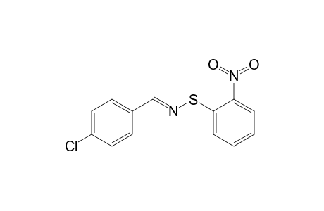 Benzenesulfenamide, N-[(4-chlorophenyl)methylene]-2-nitro-