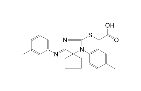 acetic acid, [[(4Z)-1-(4-methylphenyl)-4-[(3-methylphenyl)imino]-1,3-diazaspiro[4.4]non-2-en-2-yl]thio]-