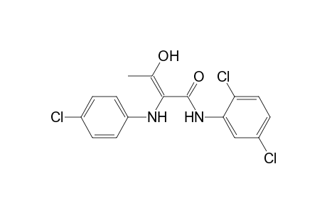 .alpha.-p-Chloroanilino-.beta.-hydroxycrotonic acid 2,5-dichloroanilide
