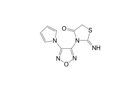 2-Imino-3-[4-(1H-pyrrol-1-yl)-1,2,5-oxadiazol-3-yl]-1,3-thiazolidin-4-one