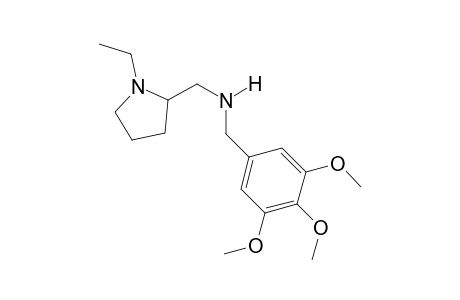 1H-Pyrrole-2-methanamine, 1-ethyltetrahydro-N-[(3,4,5-trimethoxyphenyl)methyl]-