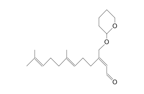 1-Formyl-6,10-dimethyl-2-(pyran-2-yloxy-methyl)-1(E),5(Z),9-undecatriene