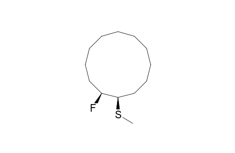 CIS-1-FLUORO-2-(METHYLTHIO)-CYCLODODECANE