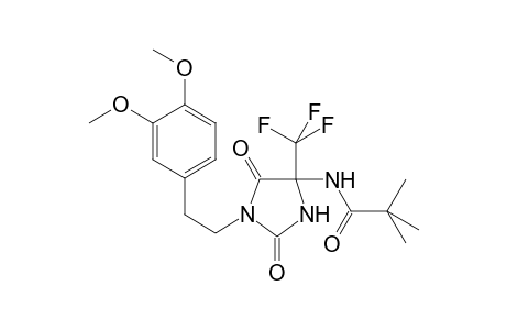 N-[1-homoveratryl-2,5-diketo-4-(trifluoromethyl)imidazolidin-4-yl]-2,2-dimethyl-propionamide