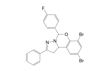 7,9-dibromo-5-(4-fluorophenyl)-2-phenyl-1,10b-dihydropyrazolo[1,5-c][1,3]benzoxazine