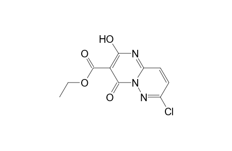 4H-Pyrimido[1,2-b]pyridazine-3-carboxylic acid, 7-chloro-2-hydroxy-4-oxo-, ethyl ester