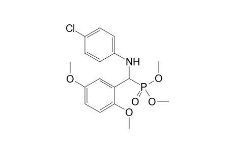 4-chloro-N-[(2,5-dimethoxyphenyl)-dimethoxyphosphoryl-methyl]aniline