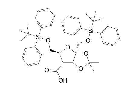 1,6-Di-O-(ter-butyldiphenylsilyl)-2,3-O-isopropylidene-.alpha.,D-fructose