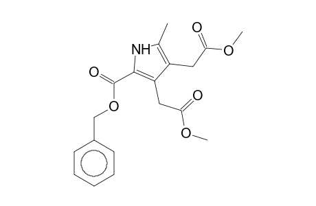 1H-2-Pyrrolecarboxylic acid, 3,4-di(2-methoxy-2-oxoethyl)-5-methyl-, benzyl ester