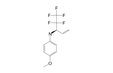 (-)-4-METHOXYPHENYL-[(1R)-1-(1,1,2,2,2-PENTAFLUOROETHYL)-3-BUTENYL]-AMINE