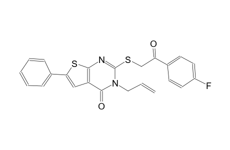 thieno[2,3-d]pyrimidin-4(3H)-one, 2-[[2-(4-fluorophenyl)-2-oxoethyl]thio]-6-phenyl-3-(2-propenyl)-