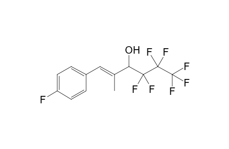 (E)-4,4,5,5,6,6,6-heptafluoro-1-(4-fluorophenyl)-2-methyl-1-hexen-3-ol