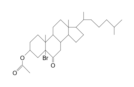 3b-Acetoxy-5-bromo-5a-cholestan-6-one