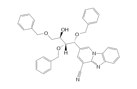 2-(1,2,4-Tri-O-benzyl-D-arabino-1,2,3,4-tetrahydroxybutyl)benzo[4,5]imidazo[1,2-a]pyridine-4-carbonitrile