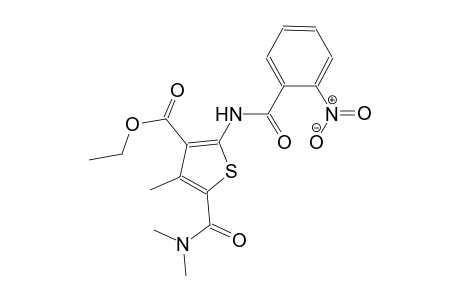 ethyl 5-[(dimethylamino)carbonyl]-4-methyl-2-[(2-nitrobenzoyl)amino]-3-thiophenecarboxylate