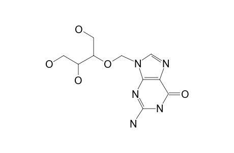 2R,3S-9-[1,3,4-Trihydroxy-2-butoxymethyl]guanine