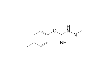 3,3-dimethylcarbazimidic acid, p-tolyl ester