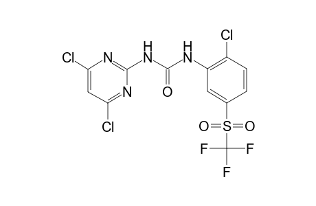 1-(2-Chloro-5-triflyl-phenyl)-3-(4,6-dichloropyrimidin-2-yl)urea