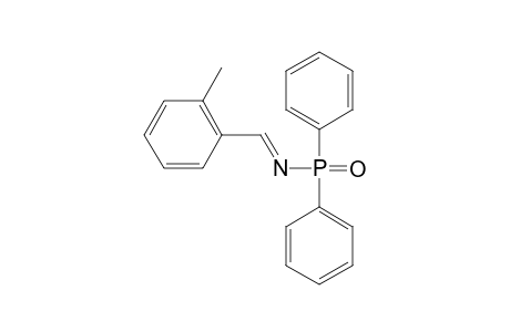 N-(2-METHYL-BENZYLIDENE)-DIPHENYLPHOSPHINOYLAMIDE