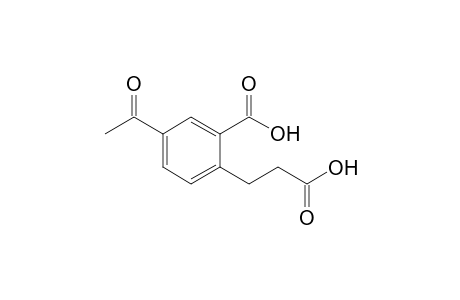 5-Acetyl-2-(2-carboxyethyl)benzoic acid