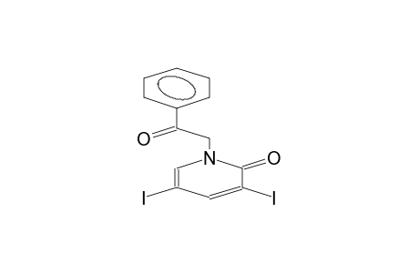 1-BENZOYLMETHYL-3,5-DIIODO-1,2-DIHYDRO-2-PYRIDONE