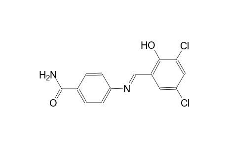 benzamide, 4-[[(E)-(3,5-dichloro-2-hydroxyphenyl)methylidene]amino]-