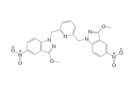 1,1'-[(2,6-Pyridinediyl)bismethylene]bis(3-methoxy-5-nitro-1H-indazole)