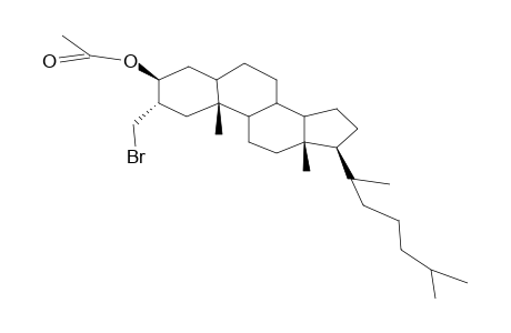 3B-ACETOXY-2A-BROMOMETHYL-5A-CHOLESTANE