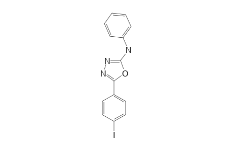2-(4-IODOPHENYL)-5-(PHENYLAMINO)-1,3,4-OXADIAZOLE
