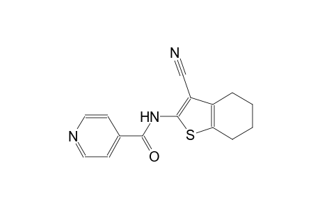 N-(3-cyano-4,5,6,7-tetrahydro-1-benzothien-2-yl)isonicotinamide