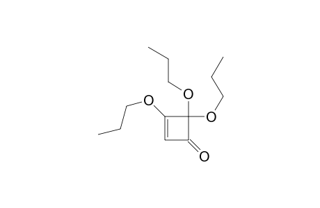 3,4,4-Tri-n-propoxy-2-cyclobutenone
