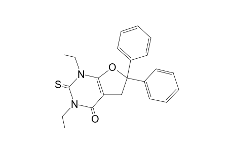 1,3-Diethyl-6,6-diphenyl-2-sulfanylidene-5H-furo[2,3-d]pyrimidin-4-one