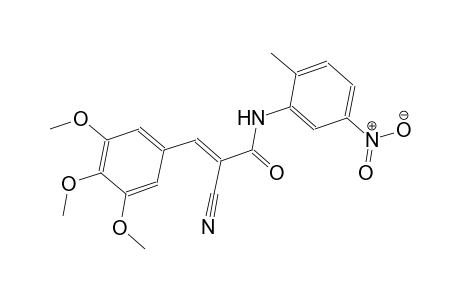 (2E)-2-cyano-N-(2-methyl-5-nitrophenyl)-3-(3,4,5-trimethoxyphenyl)-2-propenamide