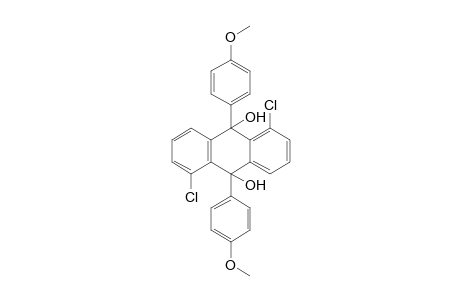 1,5-bis(chloranyl)-9,10-bis(4-methoxyphenyl)anthracene-9,10-diol