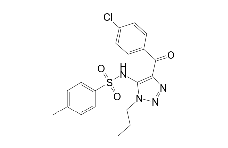 4-(4-Chlorobenzoyl)-1-propyl-5-tosylamino-1H-1,2,3-triazole