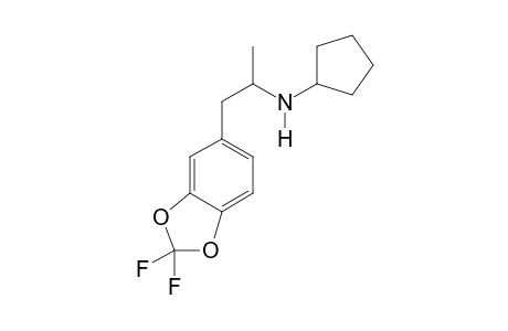 N-Cyclopentyl-3,4-difluoromethylenedioxyamphetamine